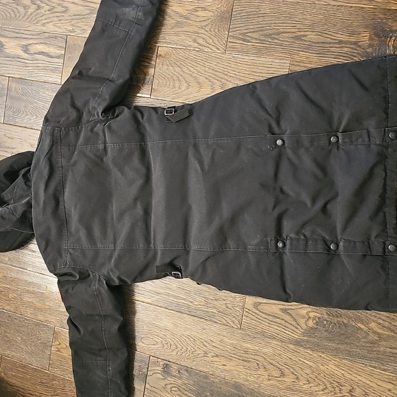Canada Goose Black Hooded Coat - Picture 10 of 15